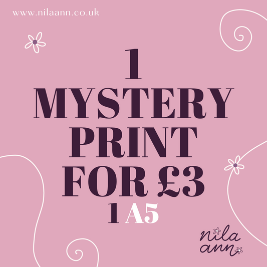 1 Mystery Print for £3 *Seconds*