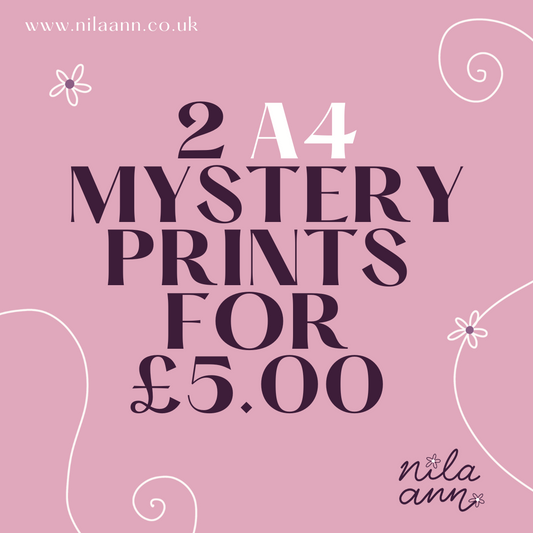 2 A4 Mystery Print for £5 *Seconds*