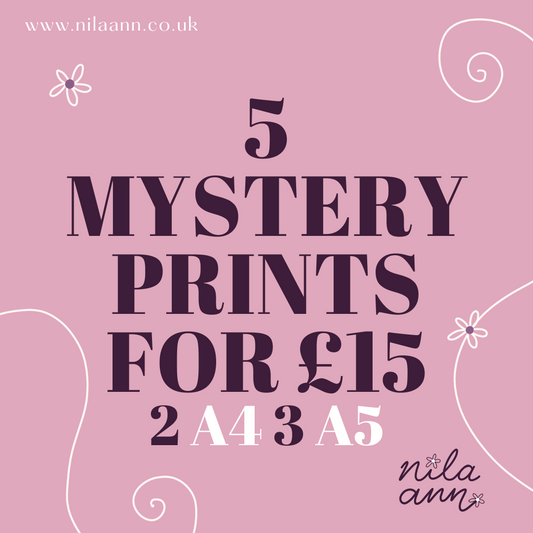 5 Mystery Prints for £15 *Seconds*