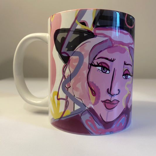 SECONDS SALE - Abstract Lady - 11oz Mug