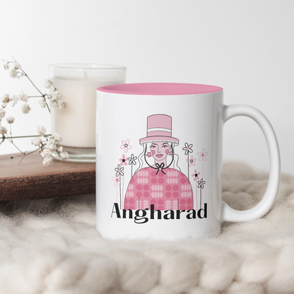 Personalised Welsh Lady Mug - 11oz