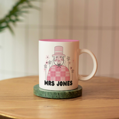 Personalised mug for teacher - 11oz ceramic - Welsh Lady