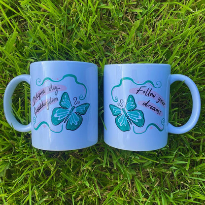 Dilyna Dy Freuddwydion / Follow Your Dreams - Bilingual Mug