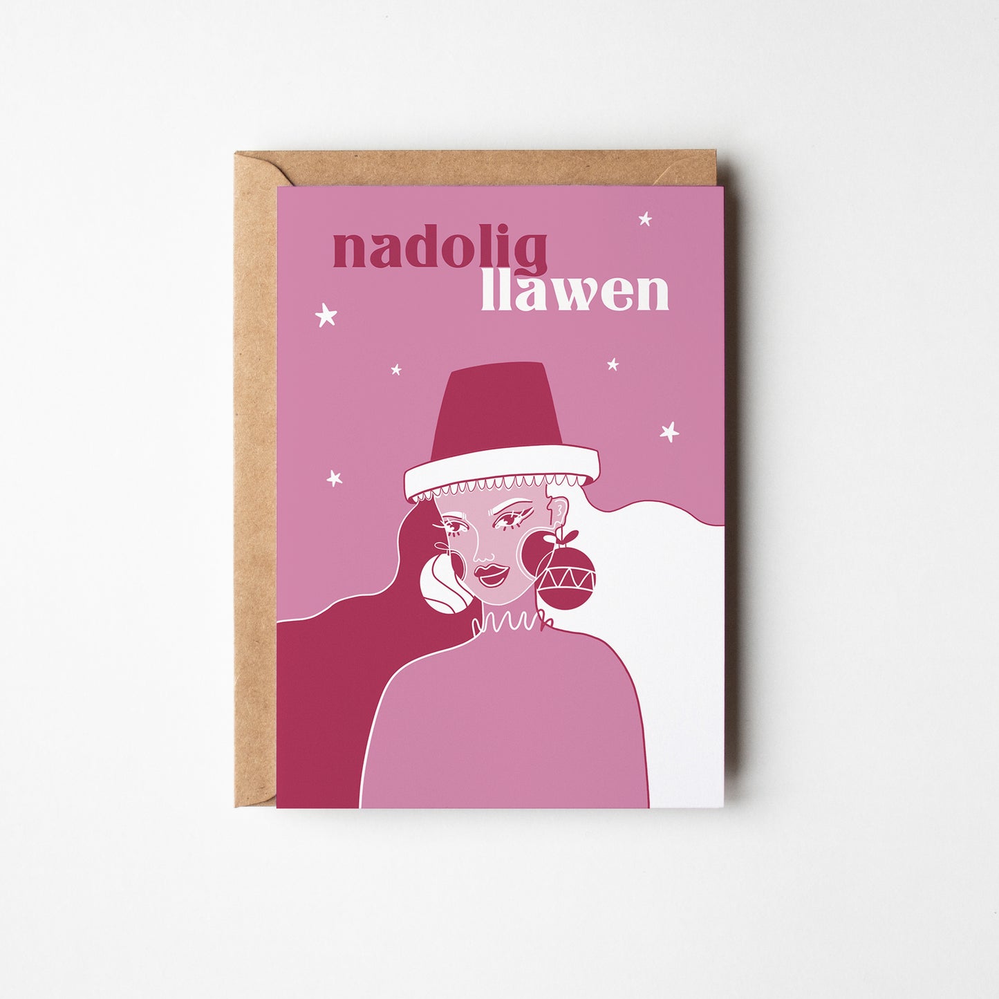 'Nadolig Llawen' - A6 Christmas Card